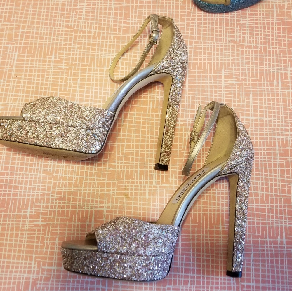 Womens Jimmy Choo Platform Sandal